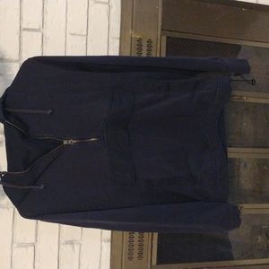 Men Navy Blue Jacket (S)